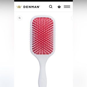 NEW Denman D38 Detangling & Styling Paddle- Rose Gold Crown